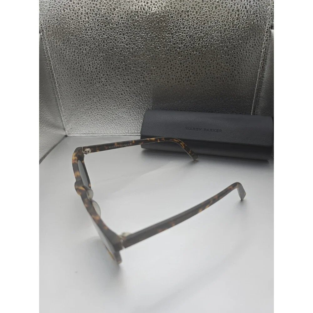 Warby Parker Topper M 939 Hazlenut Tortoise Sunglass, Green Demo Lens 48-21-142